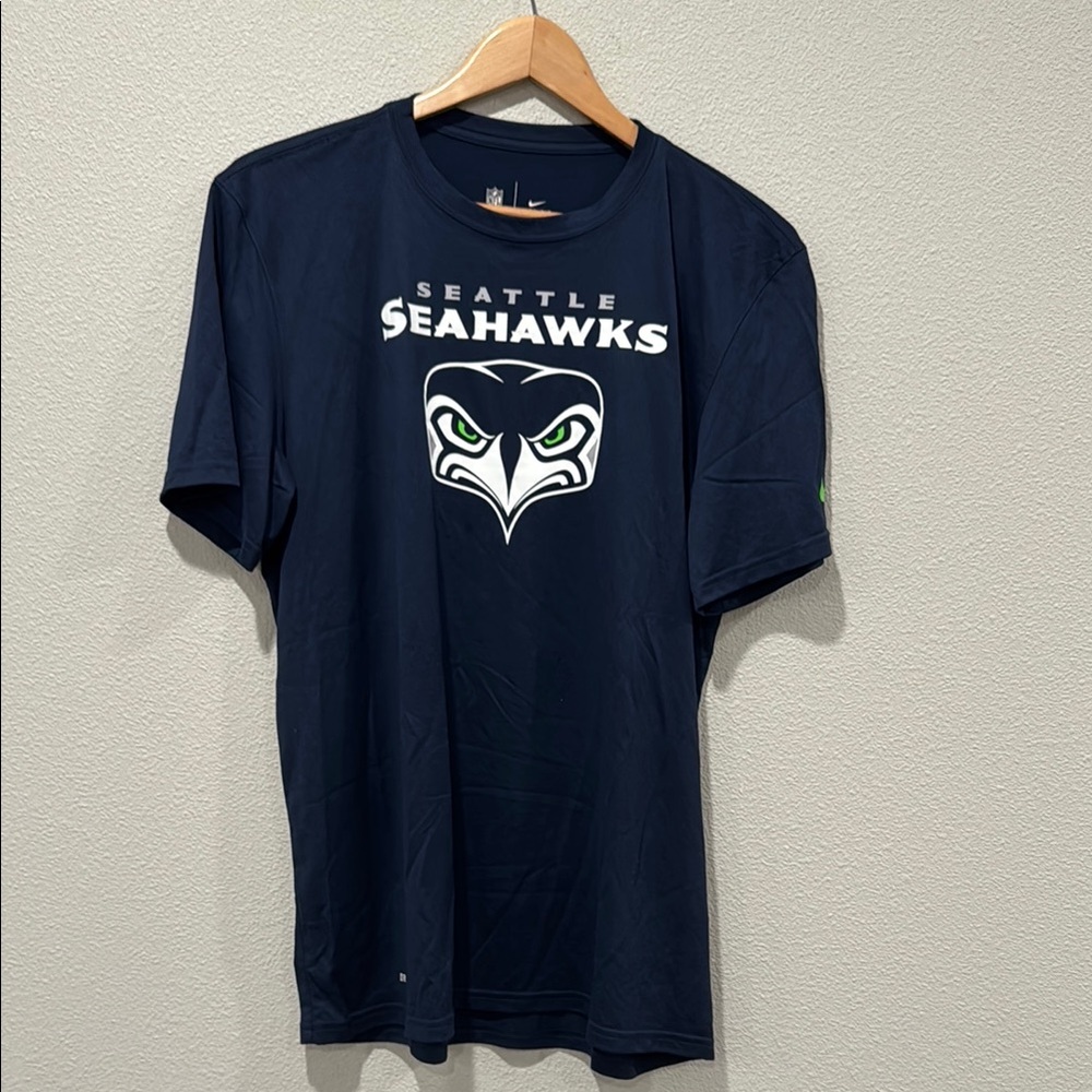 Nike Seattle Seahawks Navy Short Sleeve Tee